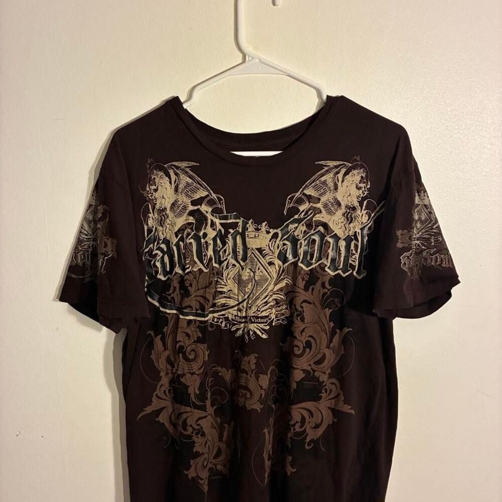 Unbranded Men's Brown T-shirt